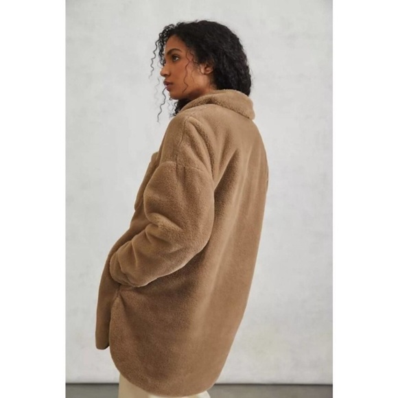 Anthropologie Simone Faux Fur Shirt Jacket XS - Picture 5 of 5